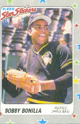 1988 Fleer Sticker Baseball Cards